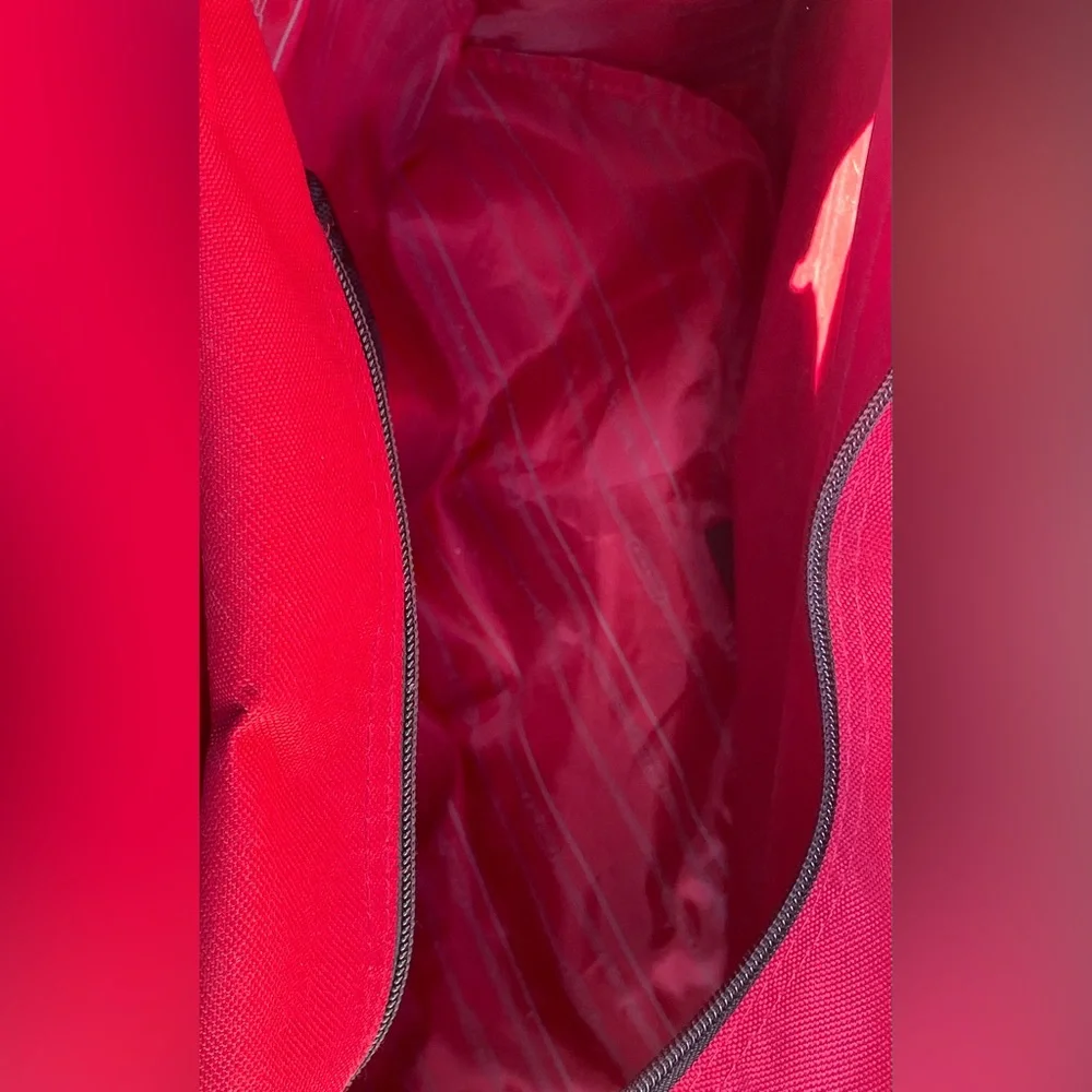 Red Rolling Storage Bag